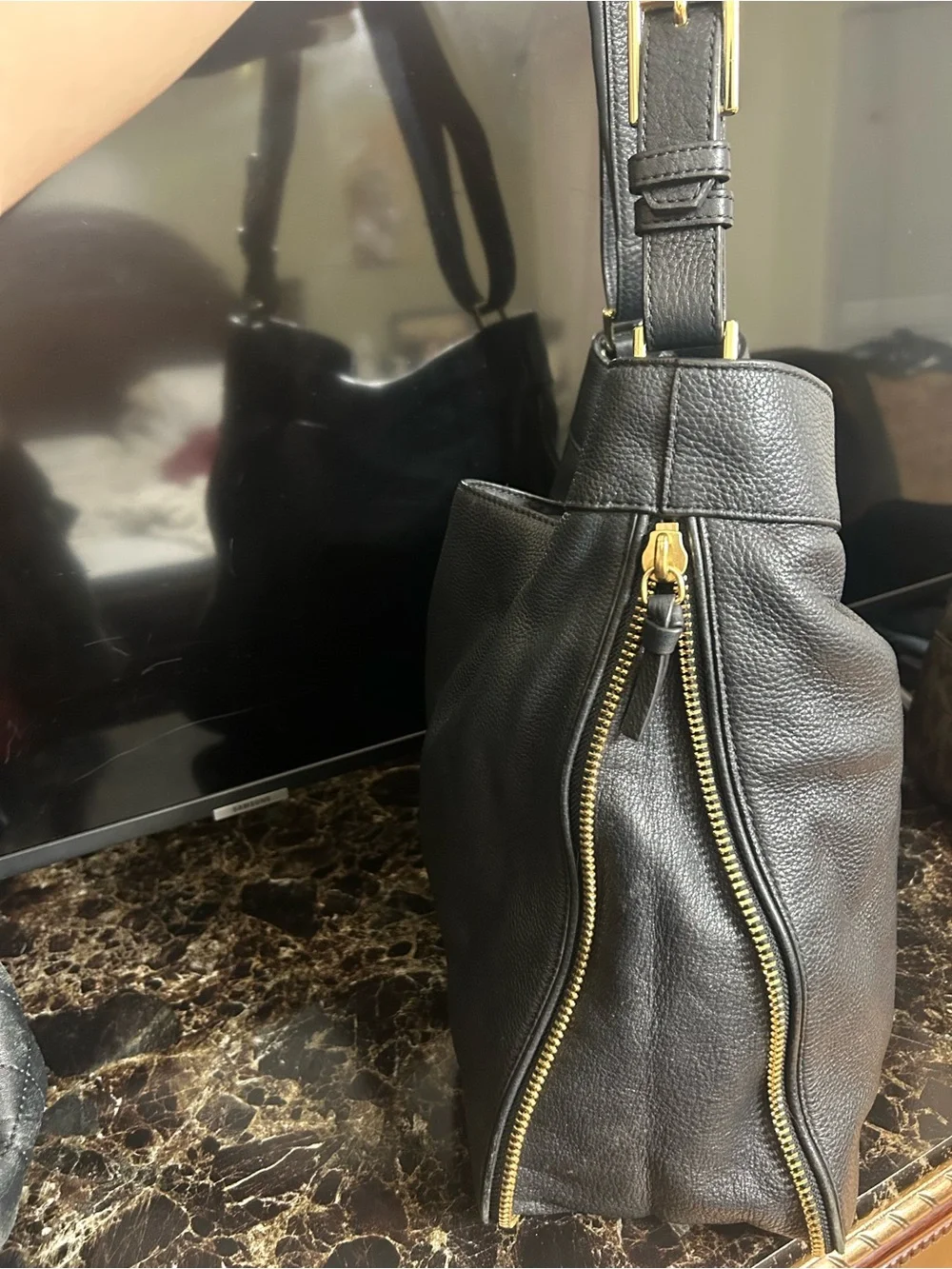 Tory Burch soft pebbled